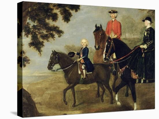Sir George Hampton and Family, C.1738-Stephen Slaughter-Stretched Canvas