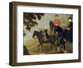 Sir George Hampton and Family, C.1738-Stephen Slaughter-Framed Giclee Print