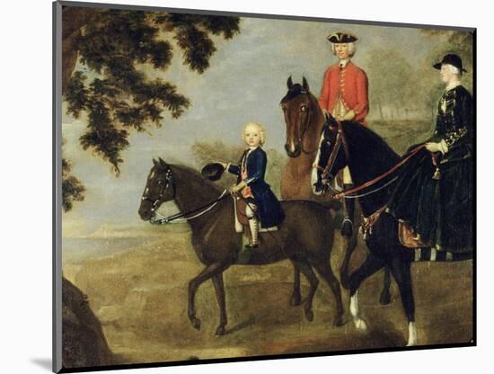 Sir George Hampton and Family, C.1738-Stephen Slaughter-Mounted Giclee Print