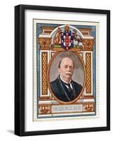 Sir George Houstoun Reid, Stamp-null-Framed Art Print