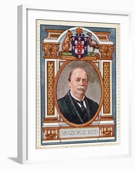 Sir George Houstoun Reid, Stamp-null-Framed Art Print