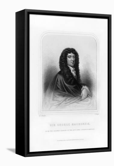 Sir George Mackenzie of Rosehaugh, Scottish Lawyer and Legal Writer-J Rogers-Framed Stretched Canvas