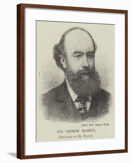 Sir George Martin, Organist of St Paul's-null-Framed Giclee Print