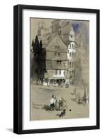 Sir George Mckenzie's House, Edinburgh, Scotland, 1845-John Gilbert-Framed Giclee Print