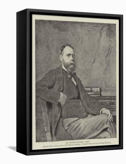 Sir George Stephen, Baronet-Frank Holl-Framed Stretched Canvas