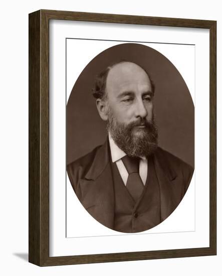 Sir George Strong Nares, Arctic Explorer, 1878-Lock & Whitfield-Framed Photographic Print