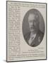 Sir George Turner, Treasurer of the Australian Federal Cabinet-null-Mounted Giclee Print