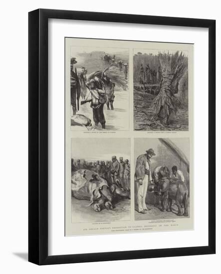 Sir Gerald Portal's Expedition to Uganda, Incidents on the March-null-Framed Giclee Print
