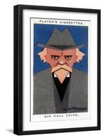 Sir Hall Caine, British Novelist, 1926-Alick PF Ritchie-Framed Giclee Print