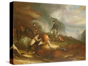 Sir Harry Goodrich Deer-Stalking-John Everett Millais-Stretched Canvas