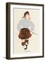 Sir Harry Lauder, Scottish Music-Hall Entertainer-Elizabeth Pyke-Framed Art Print