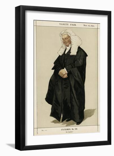 Sir Hbw Brand, Speaker of the House of Commons-null-Framed Art Print