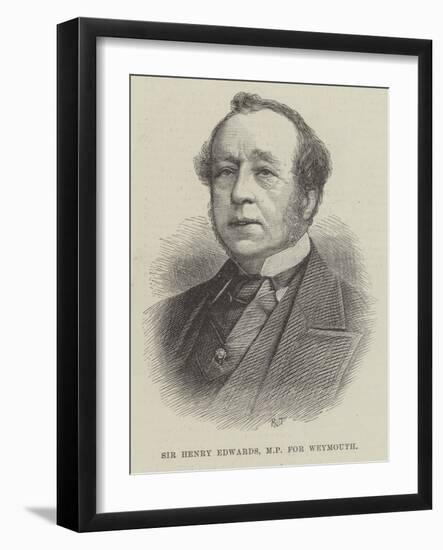 Sir Henry Edwards, Mp for Weymouth-null-Framed Giclee Print