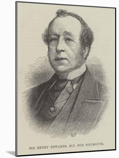 Sir Henry Edwards, Mp for Weymouth-null-Mounted Giclee Print