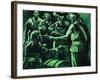 Sir Henry Morgan and Chest of Treasure-Ron Embleton-Framed Giclee Print