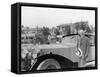 Sir Henry Royce, with Rolls-Royce Car-null-Framed Stretched Canvas