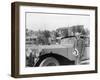 Sir Henry Royce, with Rolls-Royce Car-null-Framed Photographic Print