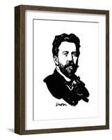 Sir Henry Wood, English Conductor, 1912-Joseph Simpson-Framed Giclee Print