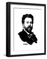 Sir Henry Wood, English Conductor, 1912-Joseph Simpson-Framed Giclee Print