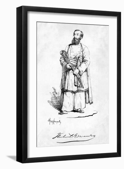 Sir Herbert Edwardes-Alfred Crowquill-Framed Art Print