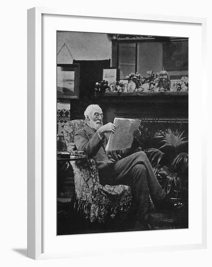 Sir Hugh Bell in Gertrude's Sitting Room - Baghdad, Iraq-null-Framed Photographic Print
