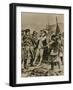 Sir Humphrey Gilbert Claims Newfoundland for England-Richard Caton Woodville II-Framed Giclee Print