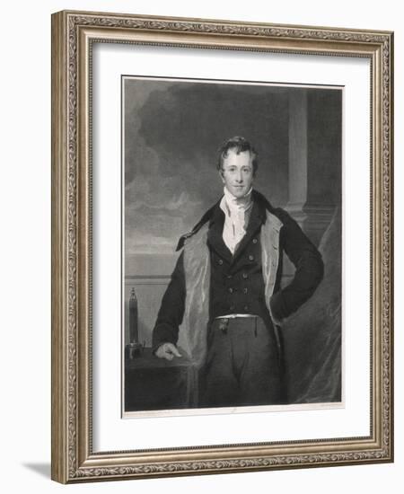 Sir Humphry Davy-Thomas Lawrence-Framed Art Print