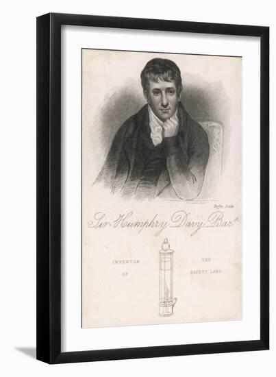 Sir Humphry Davy-null-Framed Art Print