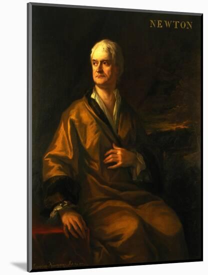 Sir Isaac Newton, 1710-Sir James Thornhill-Mounted Giclee Print