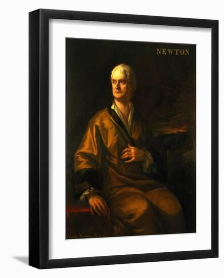 Sir Isaac Newton, 1710-Sir James Thornhill-Framed Giclee Print