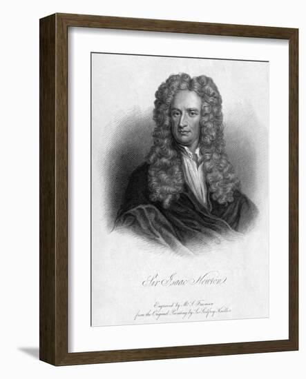 Sir Isaac Newton, English Mathematician, Astronomer and Physicist-Freeman-Framed Giclee Print