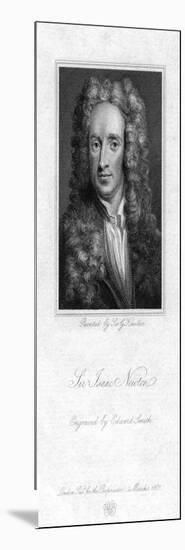 Sir Isaac Newton, English Mathematician, Astronomer and Physicist-Edward Smith-Mounted Giclee Print