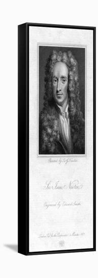 Sir Isaac Newton, English Mathematician, Astronomer and Physicist-Edward Smith-Framed Stretched Canvas