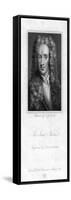 Sir Isaac Newton, English Mathematician, Astronomer and Physicist-Edward Smith-Framed Stretched Canvas