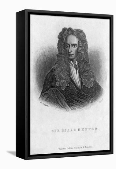 Sir Isaac Newton, English Mathematician, Astronomer and Physicist-J Scott-Framed Stretched Canvas