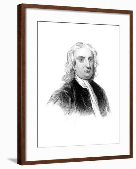 Sir Isaac Newton, English Physicist, Mathematician and Astronomer-null-Framed Giclee Print