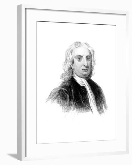 Sir Isaac Newton, English Physicist, Mathematician and Astronomer-null-Framed Giclee Print