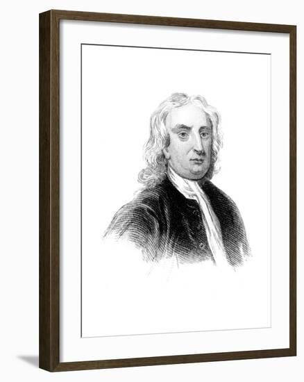 Sir Isaac Newton, English Physicist, Mathematician and Astronomer-null-Framed Giclee Print