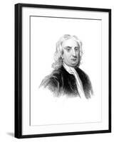 Sir Isaac Newton, English Physicist, Mathematician and Astronomer-null-Framed Giclee Print