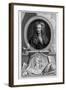 Sir Isaac Newton, English Scientist and Mathematician, C1700-Jacobus Houbraken-Framed Giclee Print