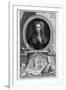 Sir Isaac Newton, English Scientist and Mathematician, C1700-Jacobus Houbraken-Framed Giclee Print