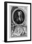 Sir Isaac Newton, English Scientist and Mathematician, C1700-Jacobus Houbraken-Framed Giclee Print