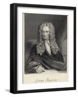 Sir Isaac Newton Mathematician Physicist Occultist-William Holl the Younger-Framed Photographic Print