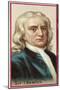 Sir Isaac Newton Mathematician Physicist Occultist-null-Mounted Art Print