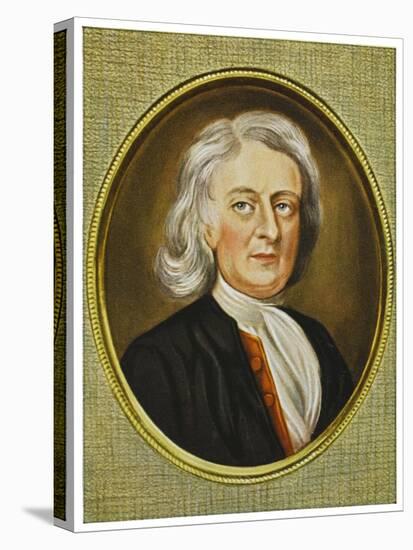 Sir Isaac Newton Mathematician Physicist Occultist-Henry Bone-Stretched Canvas