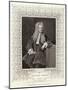 Sir Isaac Newton Mathematician Physicist Occultist-null-Mounted Art Print