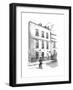 Sir Isaac Newton's House, St Martins Street, London, 1912-Frederick Adcock-Framed Giclee Print