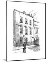 Sir Isaac Newton's House, St Martins Street, London, 1912-Frederick Adcock-Mounted Giclee Print
