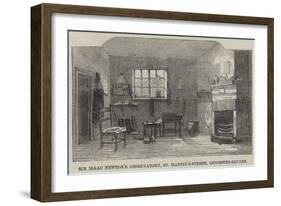 Sir Isaac Newton's Observatory, St Martin'S-Street, Leicester-Square-null-Framed Giclee Print