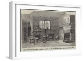 Sir Isaac Newton's Observatory, St Martin'S-Street, Leicester-Square-null-Framed Giclee Print